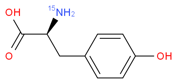 L-酪氨酸-15N_分子结构_CAS_35424-81-8)