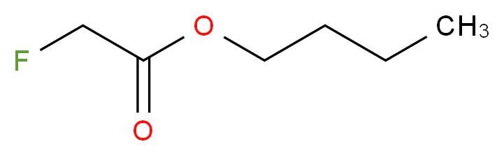 butyl 2-fluoroacetate_分子结构_CAS_371-49-3