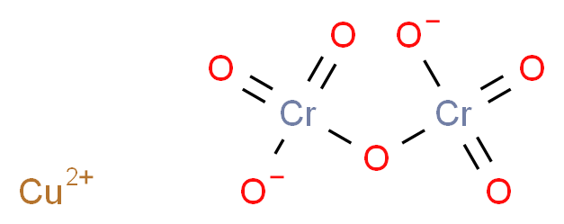 copper(2+) ion [(oxidodioxochromio)oxy]chromiumoylolate_分子结构_CAS_13675-47-3