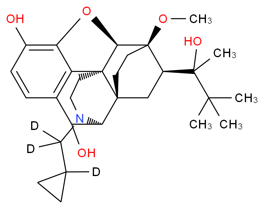 10-Hydroxy Buprenorphine-d3_分子结构_CAS_)