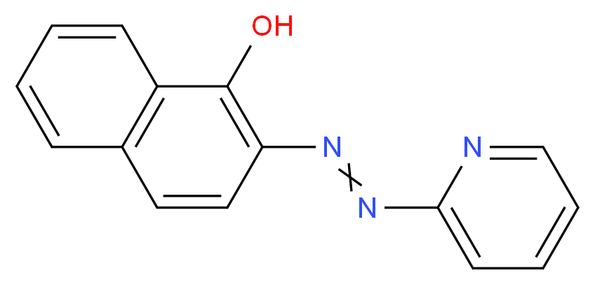 2-[2-(pyridin-2-yl)diazen-1-yl]naphthalen-1-ol_分子结构_CAS_10335-31-6