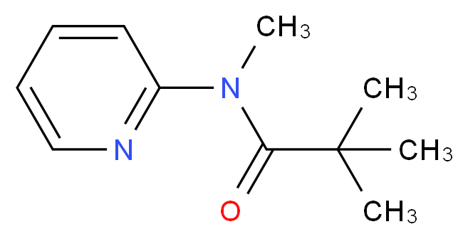 N,2,2-trimethyl-N-(pyridin-2-yl)propanamide_分子结构_CAS_96830-03-4