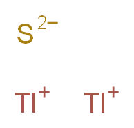 bis(λ<sup>1</sup>-thallanylium) sulfanediide_分子结构_CAS_1314-97-2