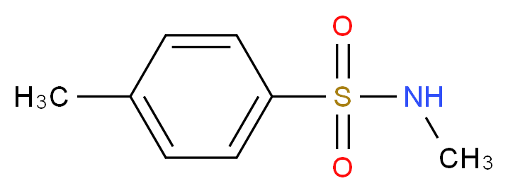 N-甲基对甲苯磺酰胺_分子结构_CAS_640-61-9)