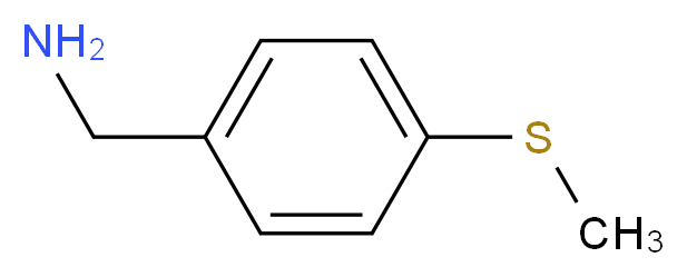 [4-(methylsulfanyl)phenyl]methanamine_分子结构_CAS_83171-39-5