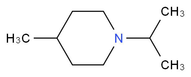 1-Isopropyl-4-methylpiperidine_分子结构_CAS_)