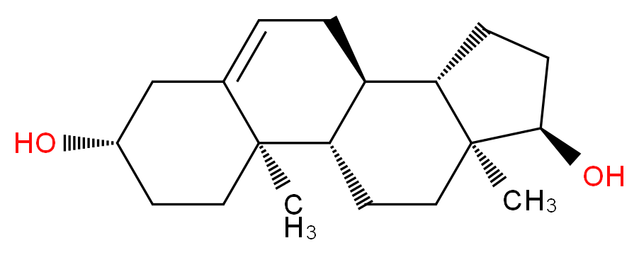 Δ5-Androstene-3β,17α-diol_分子结构_CAS_1963-03-7)