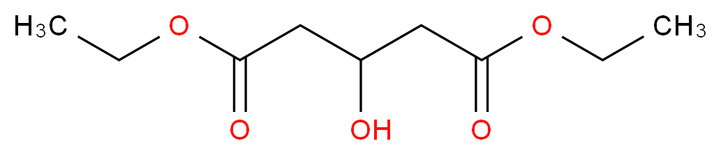 DIETHYL-&beta;-HYDROXYGLUTARATE_分子结构_CAS_32328-03-3)