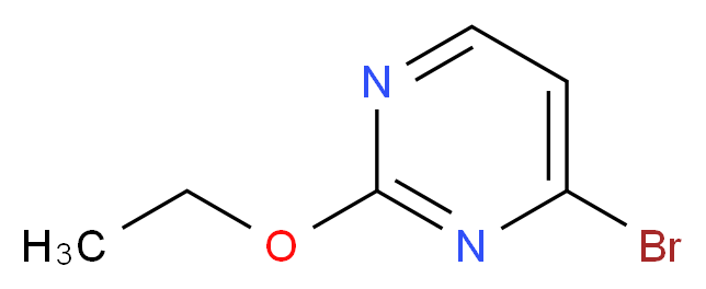 4-BROMO-2-(ETHOXY)PYRIMIDINE_分子结构_CAS_959240-78-9)