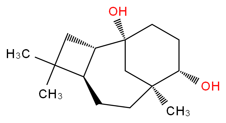 3,6-Caryolanediol_分子结构_CAS_155485-76-0)