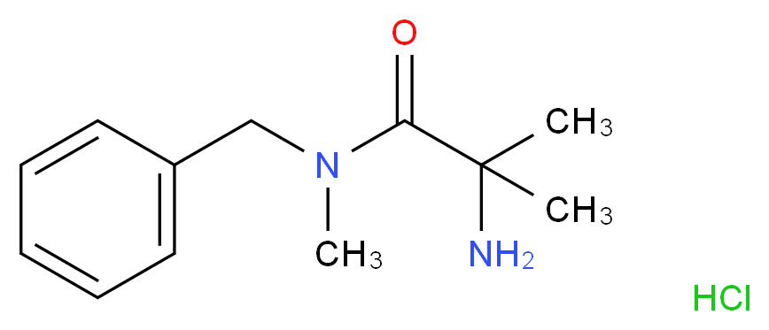2-Amino-N-benzyl-N,2-dimethylpropanamide hydrochloride_分子结构_CAS_)
