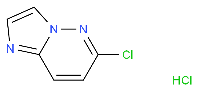 6-Chloroimidazo[1,2-b]pyridazine hydrochloride_分子结构_CAS_13493-79-3)