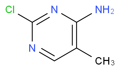 4-Amino-2-chloro-5-methylpyrimidine, Technical grade >80%_分子结构_CAS_14394-70-8)