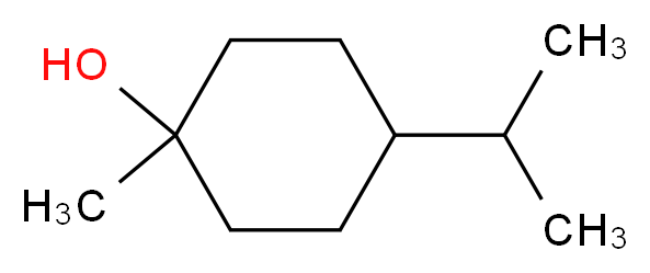 1-methyl-4-(propan-2-yl)cyclohexan-1-ol_分子结构_CAS_21129-27-1