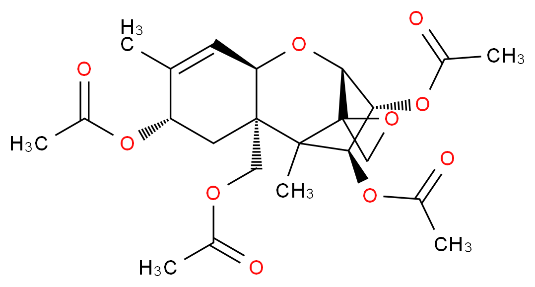 T-2四醇四醋酸_分子结构_CAS_65725-06-6)