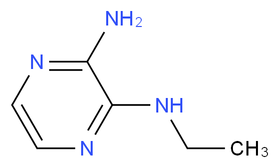 2-Amino-3-(ethylamino)pyrazine_分子结构_CAS_912773-15-0)