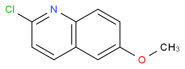 2-chloro-6-methoxyquinoline_分子结构_CAS_)