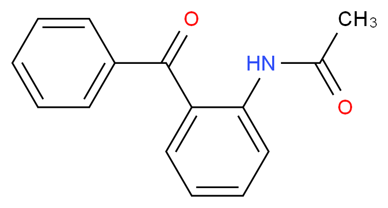 N-(2-benzoylphenyl)acetamide_分子结构_CAS_85-99-4