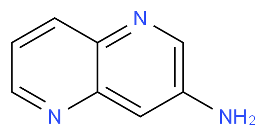 1,5-naphthyridin-3-amine_分子结构_CAS_14756-77-5