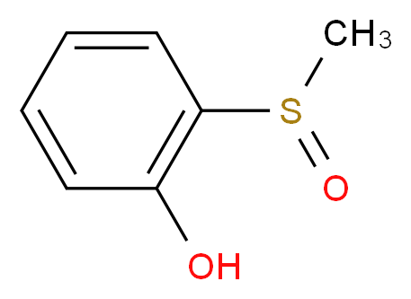 2-(Methylsulfinyl)phenol_分子结构_CAS_1074-02-8)