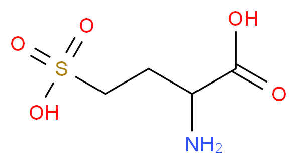 2-amino-4-sulfobutanoic acid_分子结构_CAS_504-33-6