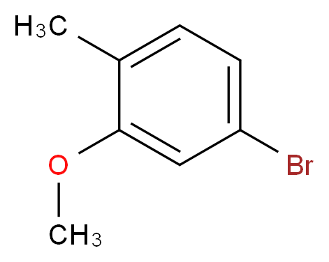 4-Bromo-2-methoxy-1-methylbenzene_分子结构_CAS_67868-73-9)