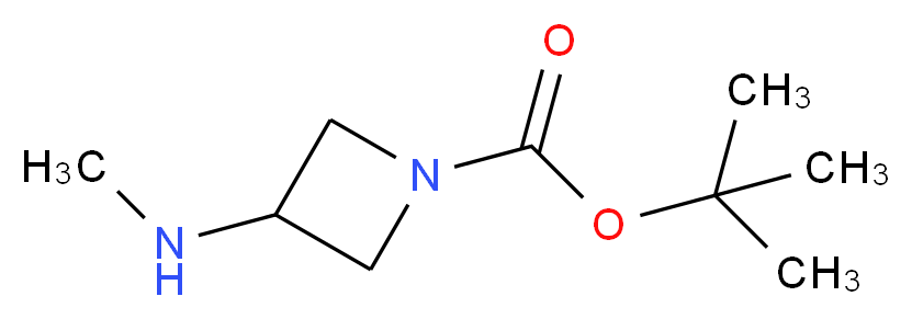 tert-Butyl 3-(methylamino)azetidine-1-carboxylate_分子结构_CAS_454703-20-9)