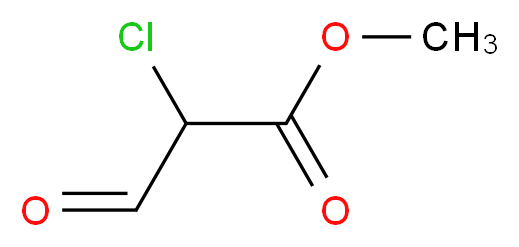 methyl 2-chloro-3-oxopropanoate_分子结构_CAS_20656-61-5