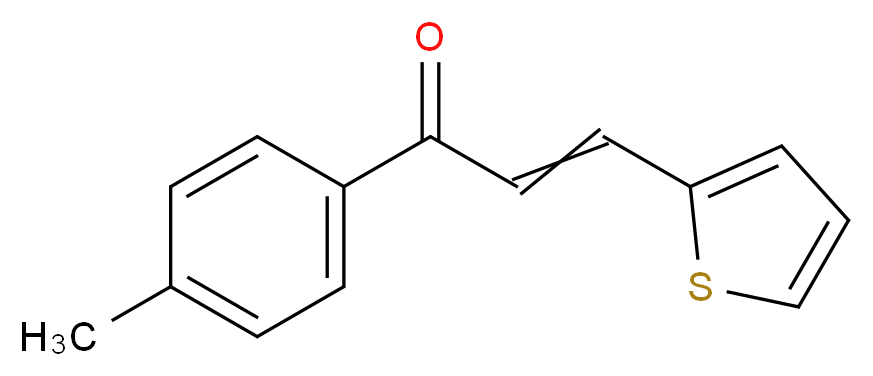 3-(2-噻吩基)-1-(对-甲苯基)-2-丙烯-1-酮_分子结构_CAS_6028-89-3)