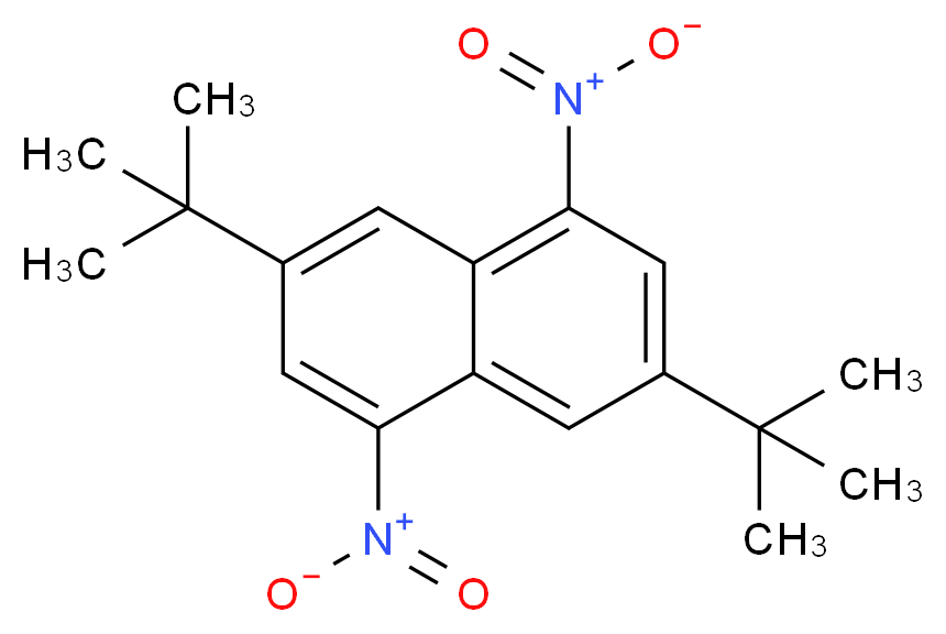 3,7-di(tert-butyl)-1,5-dinitronaphthalene_分子结构_CAS_20870-37-5)