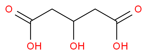 3-hydroxypentanedioic acid_分子结构_CAS_638-18-6