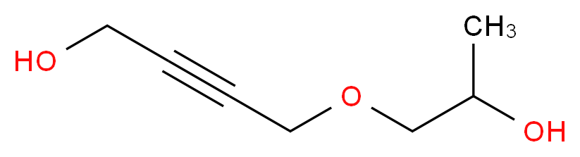 4-(2-Hydroxypropoxy)but-2-yn-1-ol_分子结构_CAS_1606-79-7)