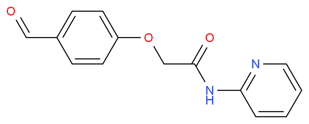 2-(4-formylphenoxy)-N-2-pyridinylacetamide_分子结构_CAS_329211-31-6)