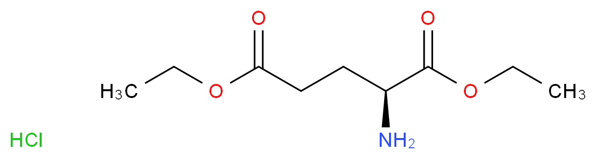 L-GlutaMic acid diethyl ester hydrochloride_分子结构_CAS_1118-89-4)