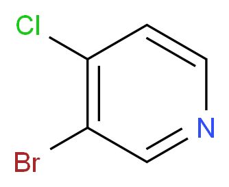 3-Bromo-4-chloropyridine_分子结构_CAS_181256-18-8)