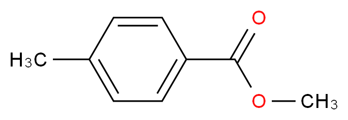 methyl 4-methylbenzoate_分子结构_CAS_99-75-2