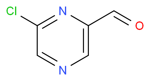 6-Chloropyrazine-2-carbaldehyde_分子结构_CAS_874114-34-8)