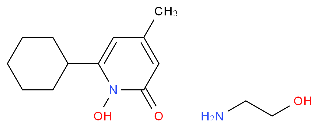 Ciclopirox ethanolamine_分子结构_CAS_41621-49-2)