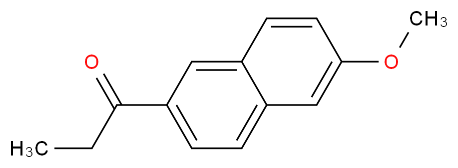 1-(6-methoxynaphthalen-2-yl)propan-1-one_分子结构_CAS_2700-47-2