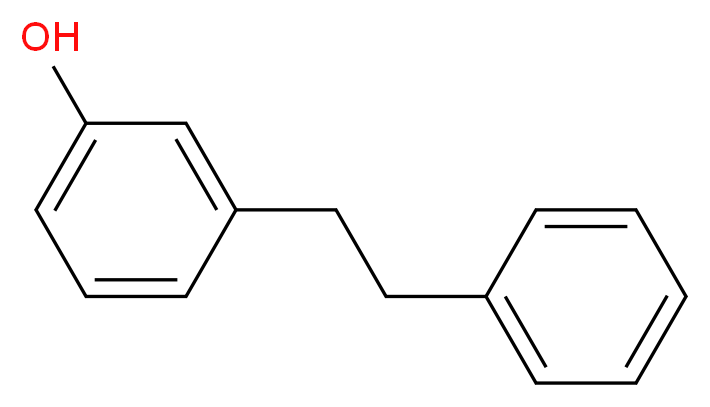 3-(2-phenylethyl)phenol_分子结构_CAS_33675-75-1