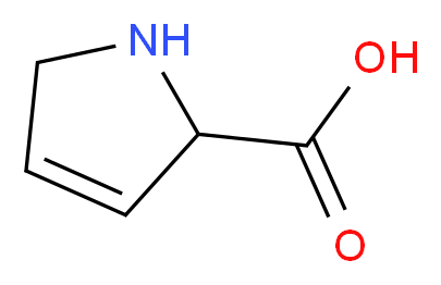 2,5-Dihydro-1H-pyrrole-2-carboxylic acid 97%_分子结构_CAS_3395-35-5)