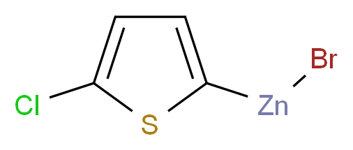 bromo(5-chlorothiophen-2-yl)zinc_分子结构_CAS_312624-22-9