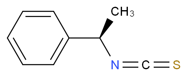 (-)-异硫氰酸α-甲基苄酯_分子结构_CAS_24277-44-9)