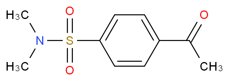 4-Acetyl-N,N-dimethyl-benzenesulfonamide_分子结构_CAS_60000-87-5)