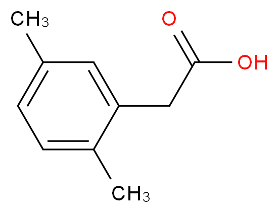 2,5-Dimethylphenylacetic acid_分子结构_CAS_13612-34-5)