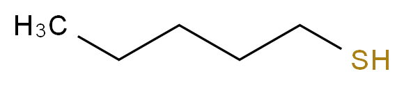 pentane-1-thiol_分子结构_CAS_110-66-7