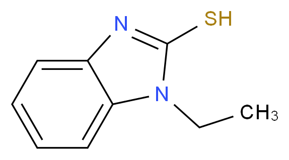 1-ethyl-1H-1,3-benzodiazole-2-thiol_分子结构_CAS_39573-31-4