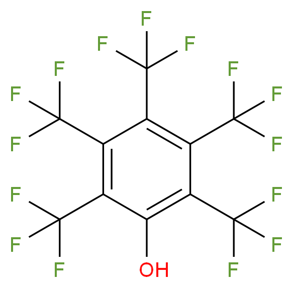 2,3,4,5,6-Pentakis(trifluoromethyl)phenol_分子结构_CAS_723294-91-5)