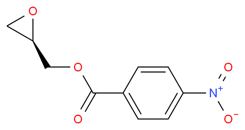 (R)-(-)-缩水甘油基 4-硝基苯甲酸酯_分子结构_CAS_106268-95-5)