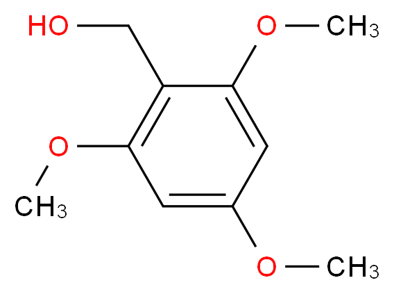 2,4,6-Trimethoxybenzyl alcohol_分子结构_CAS_3840-31-1)